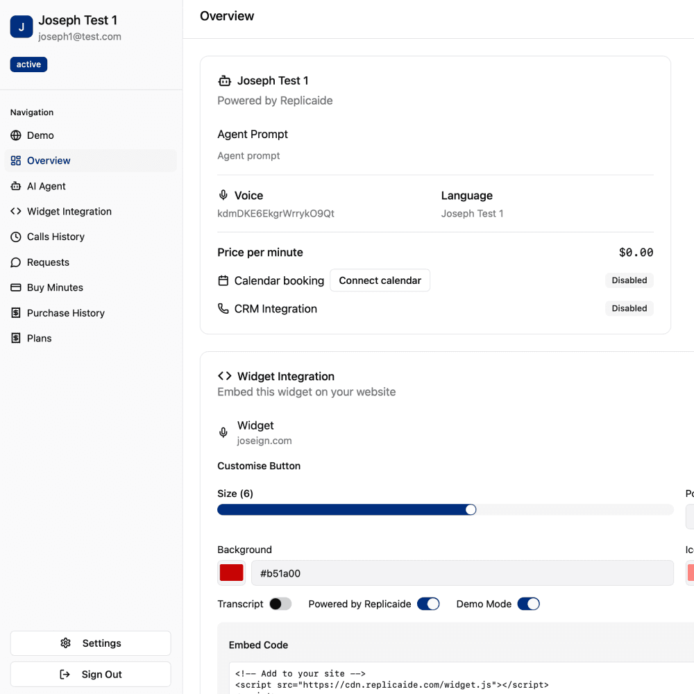 03. Agent Dashboard