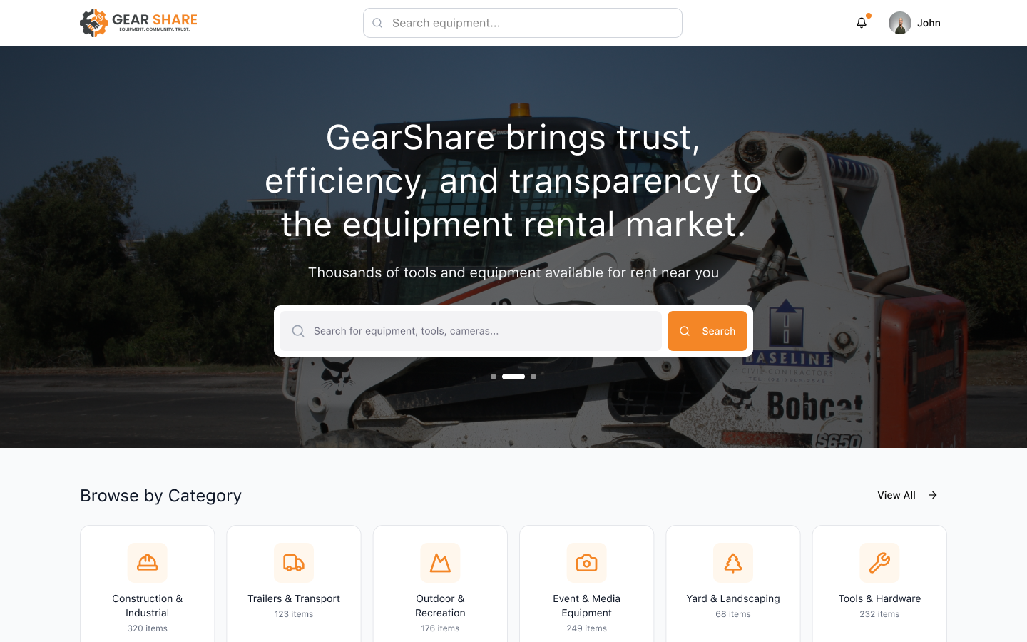Democratizing Equipment Access logo