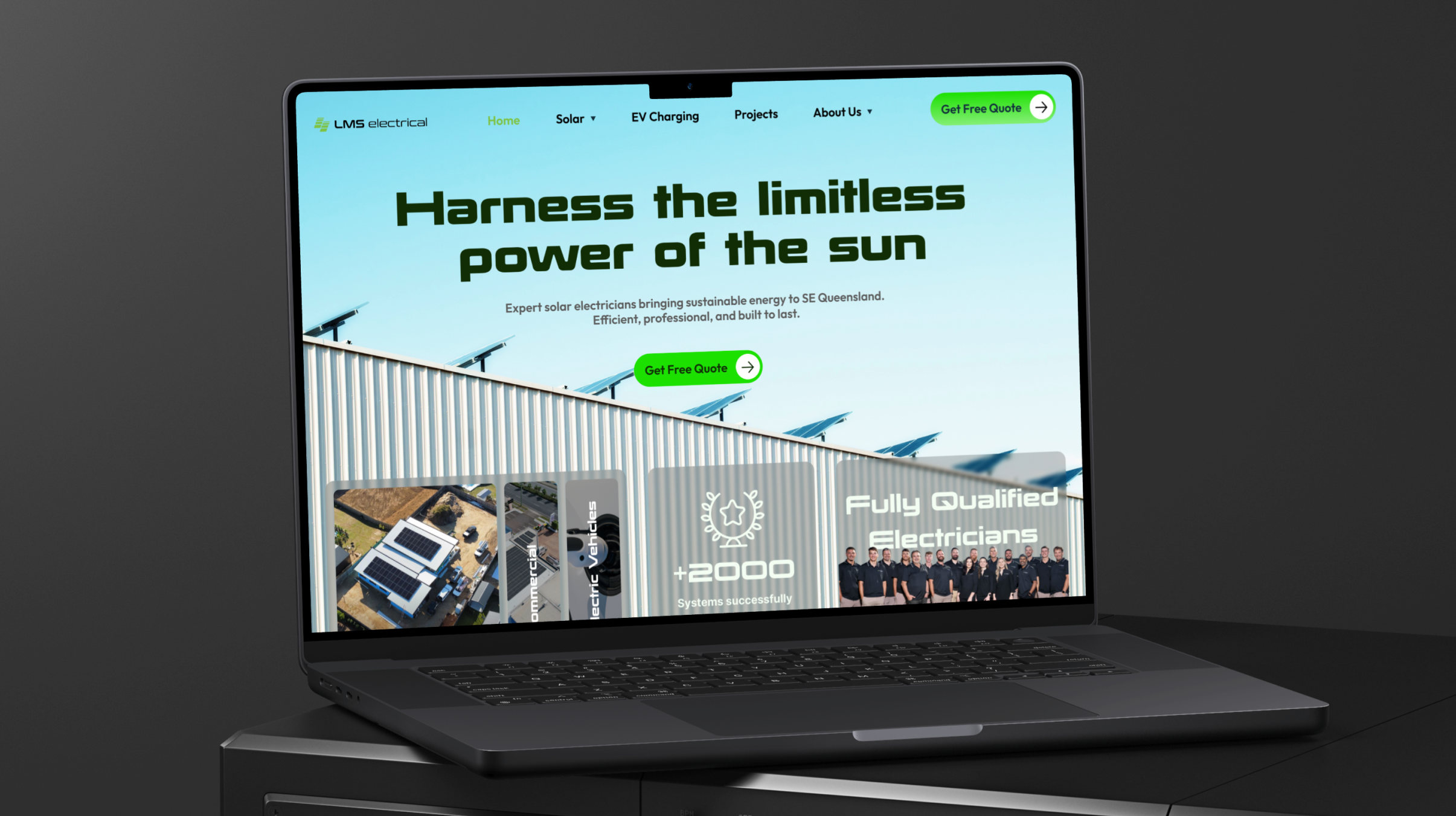 LMS Electrical - Landing Page project by Joseign